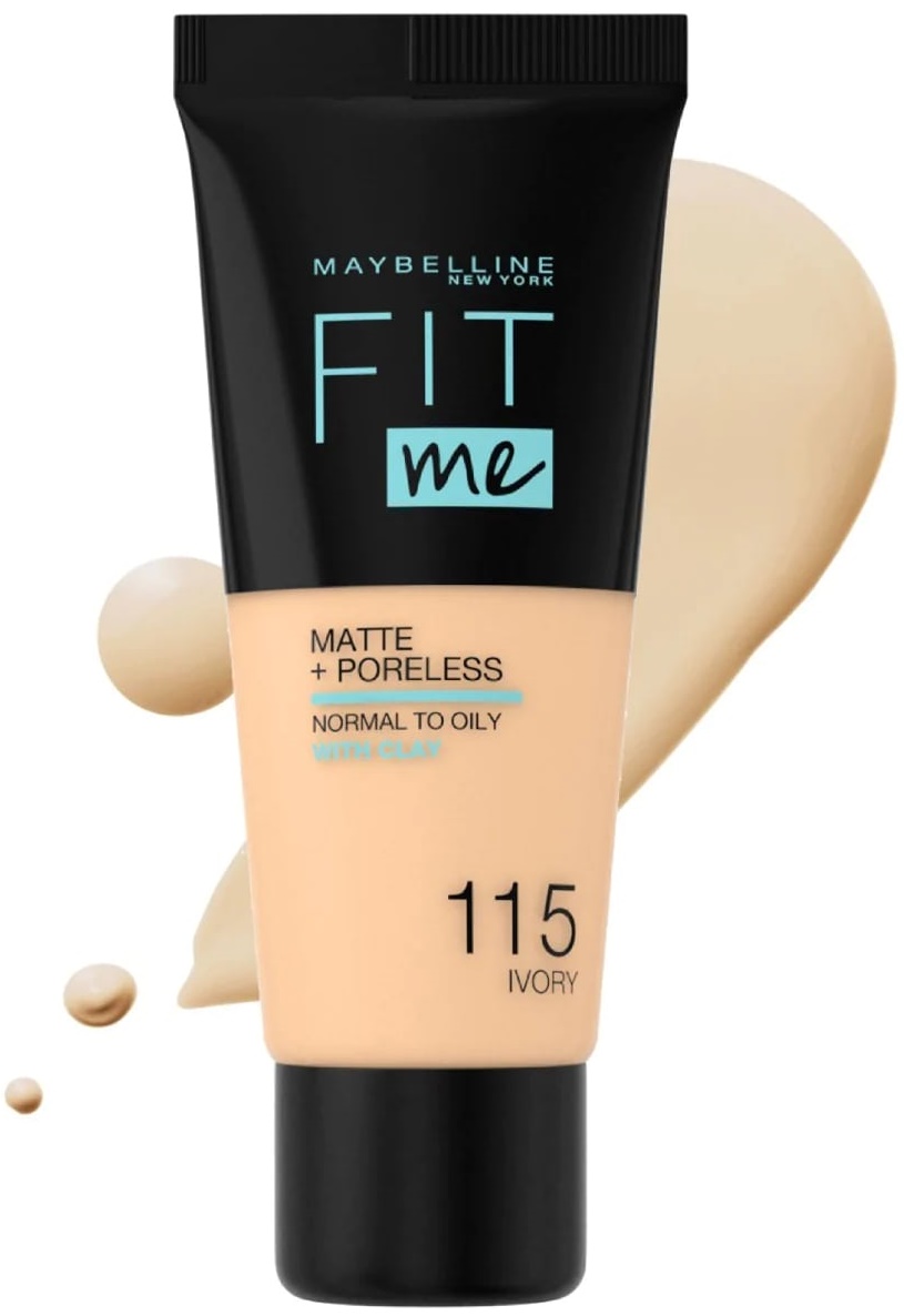 Maybelline fond de ten  Fit Me Matte, 115 Ivory, 30 ml