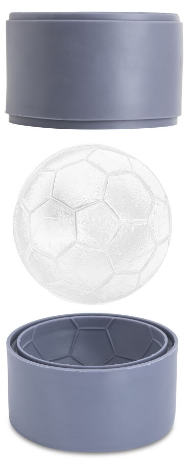 Formă pentru gheață Kikkerland - Minge de Fotbal, 2 buc