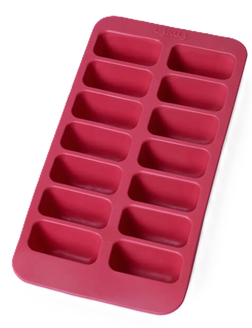 Formă de gheață Lekue - Scoici, cu capac, 11 cuburi