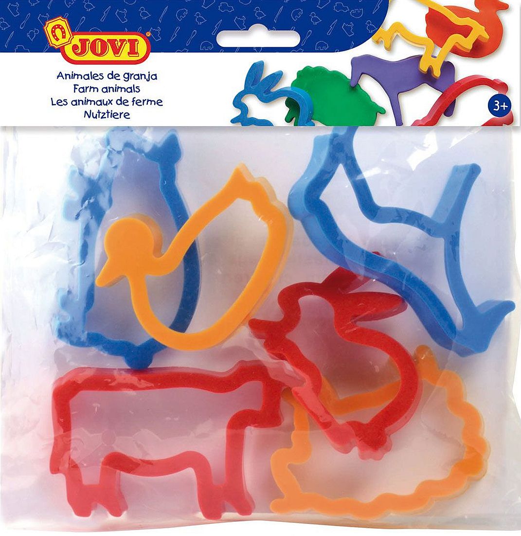 Forme pentru modelare Jovi - Animăluțe de casă, 6 bucăți