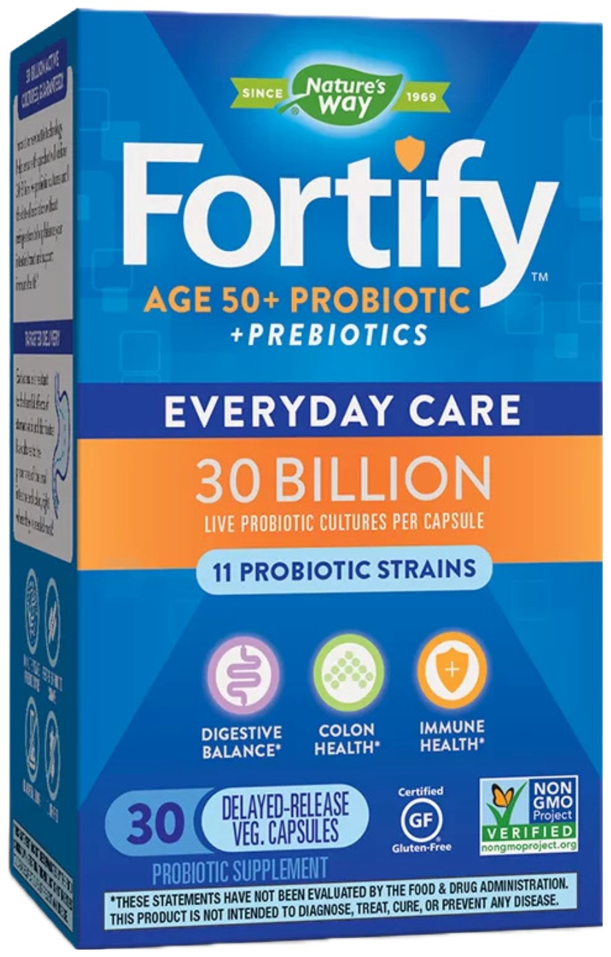 Fortify Probiotic 30 Billion Age 50+, 30 capsule, Nature's Way