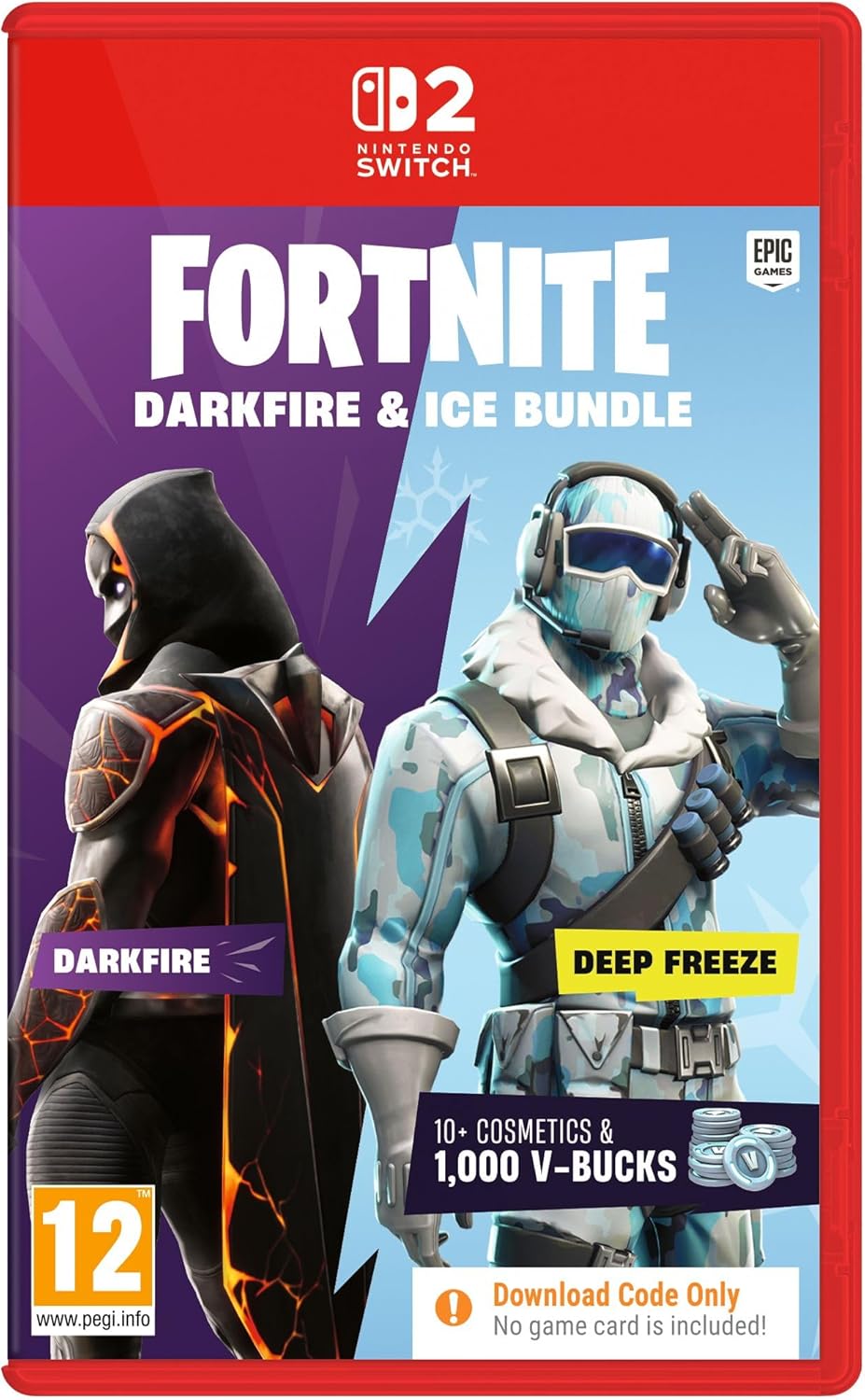 Fortnite Darkfire & Ice Bundle - Cod în cutie (Nintendo Switch 2)