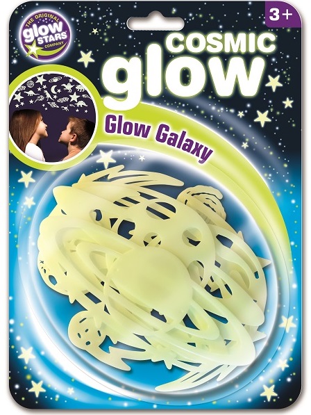 Stickere fosforescente Brainstorm Cosmic Glow - Space Galaxy, 12 bucati