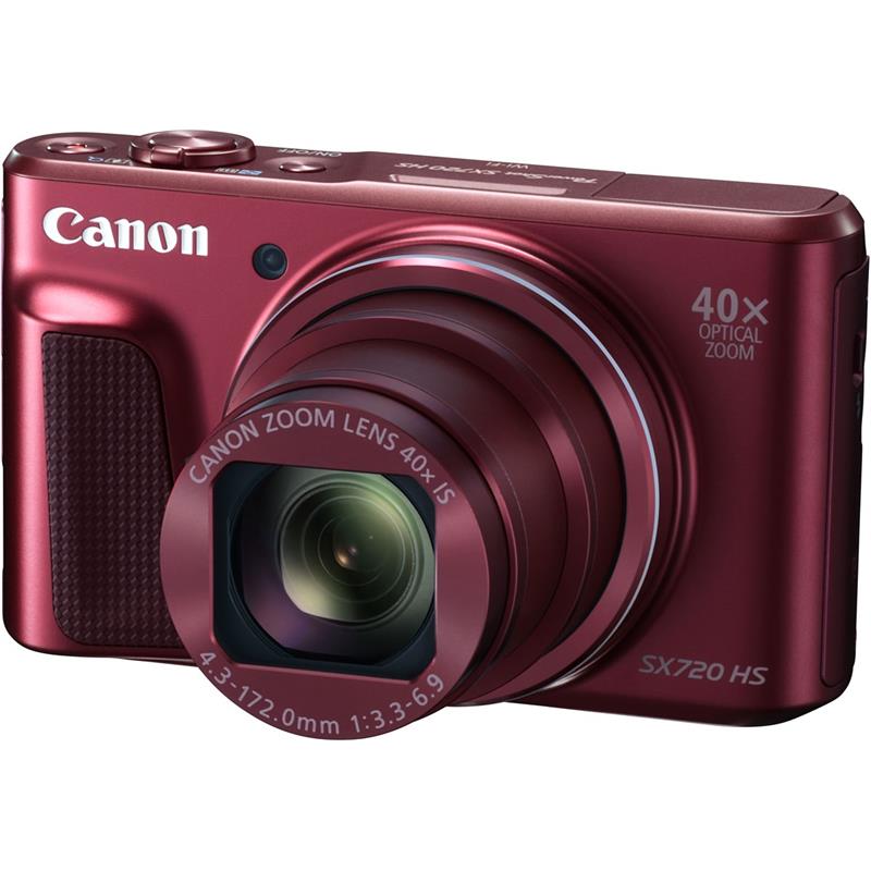 Cameră foto Canon PowerShot SX720 HS - roşu | Ozone.ro