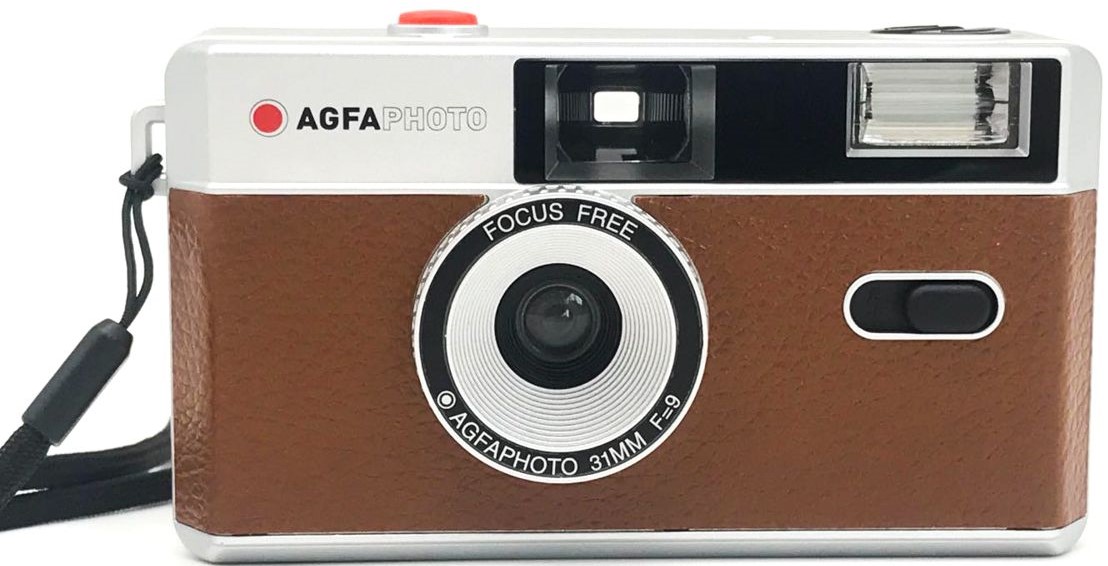 Aparat foto AgfaPhoto - Reusable camera, maro