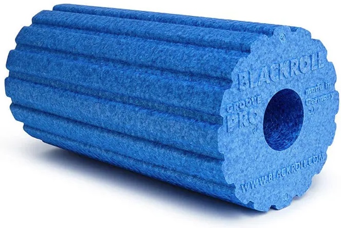 Foam roller Blackroll - Groove Pro, 30 x 15 cm, albastru