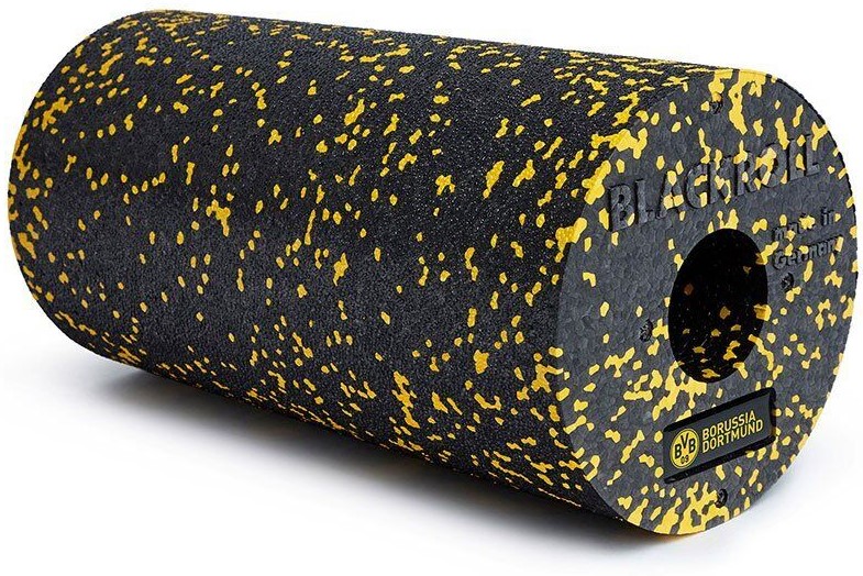 Foam roller Blackroll - Limited Borussia Dortmund Edition, 30 x 15 cm, negru/galben