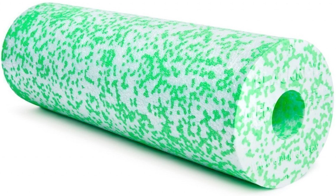 Foam roller Blackroll - Med, 45 x 15 cm, alb/verde