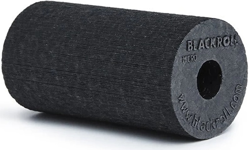 Foam roller Blackroll - Micro, 6 x 3 cm, negru
