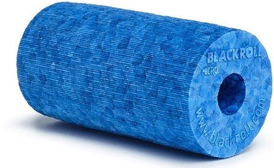 Foam roller Blackroll - Micro, 6 x 3 cm, albastru