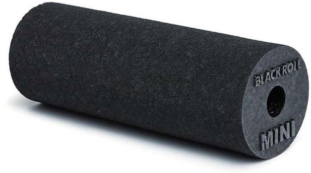 Foam roller Blackroll - Mini, 15 x 6 cm, negru