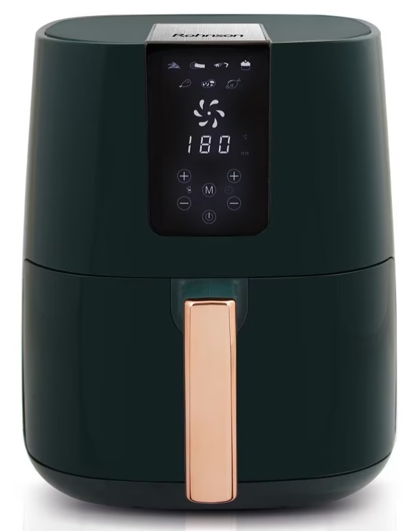 Friteuză Rohnson - Air Fryer R-2824, 1300W, verzi