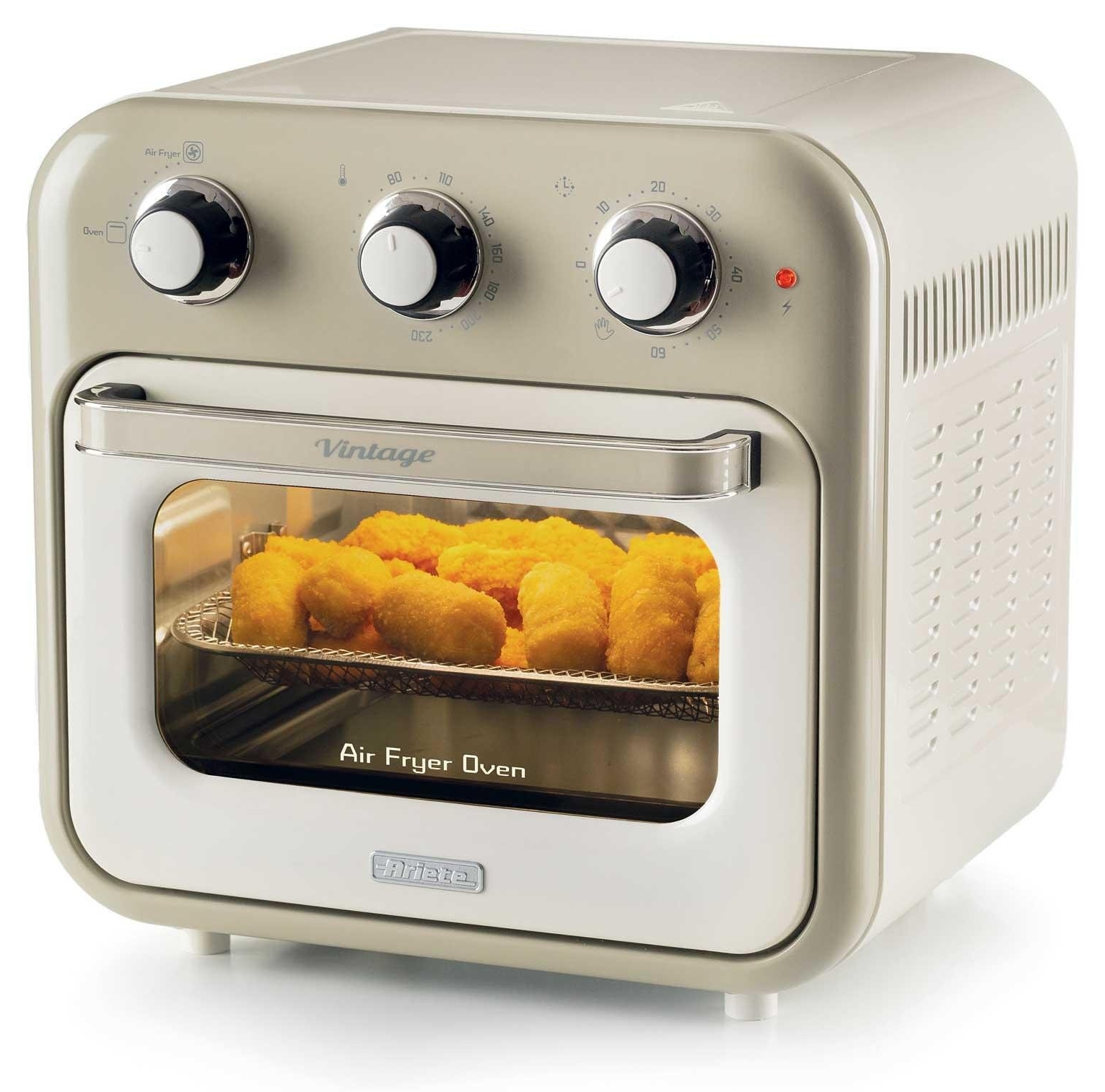 Friteuză cu aer cald Ariete - Vintage 4632, 1400W, 16 l, bej