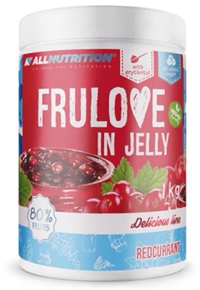 FruLove in Jelly, coacăze roșii, 1 kg, AllNutrition