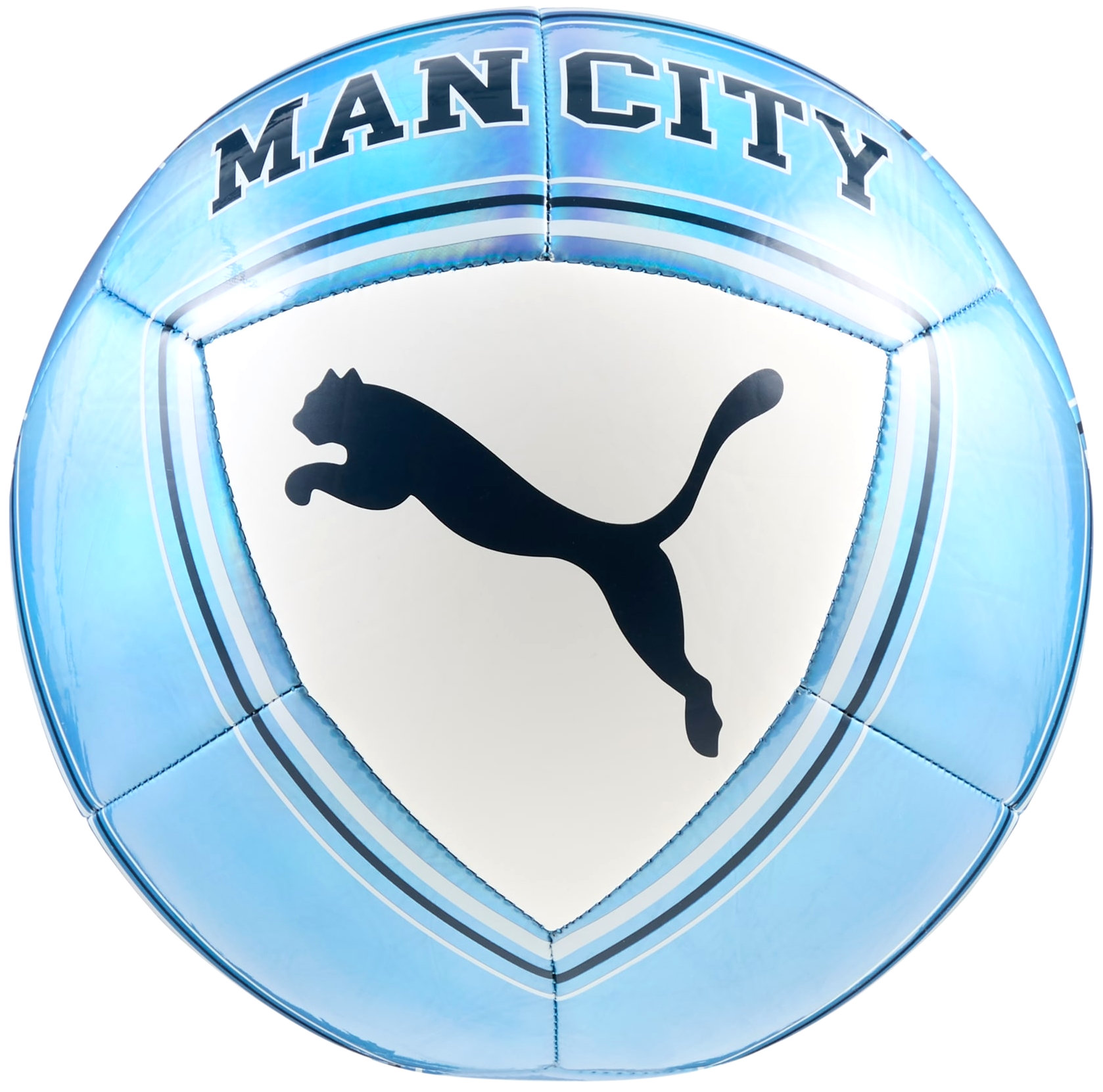 Minge de fotbal Puma - Manchester City F.C., mărimea 5, albastră