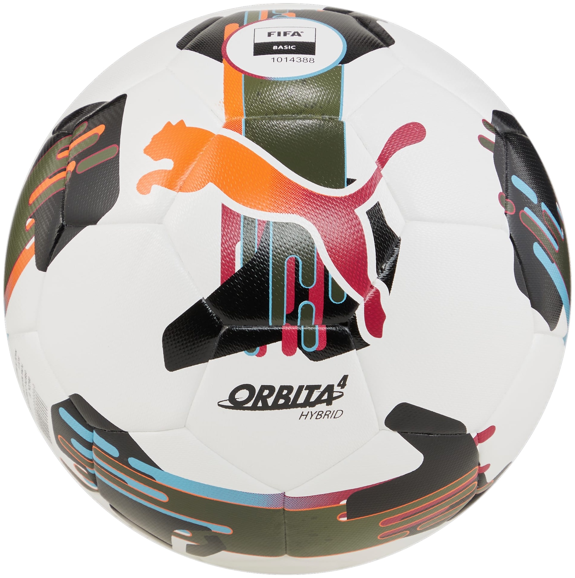 Minge de fotbal Puma - Orbita 4 Hybrid, mărimea 5, multicoloră