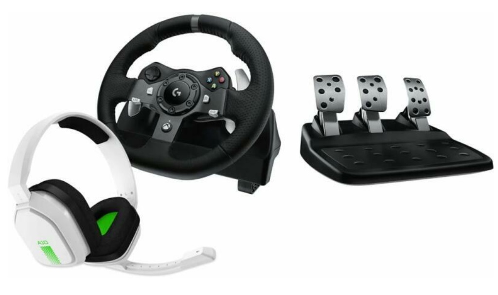 Volan cu pedale Logitech - G920 Driving Force Racing Wheel, EMEA