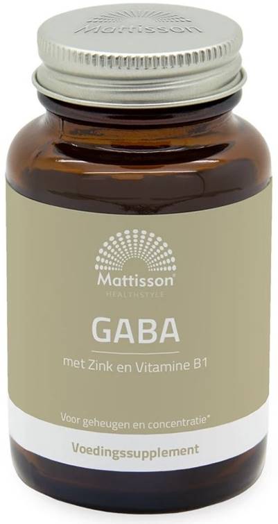 GABA with Zinc & Vitamin B1, 60 tablete, Mattisson Healthstyle