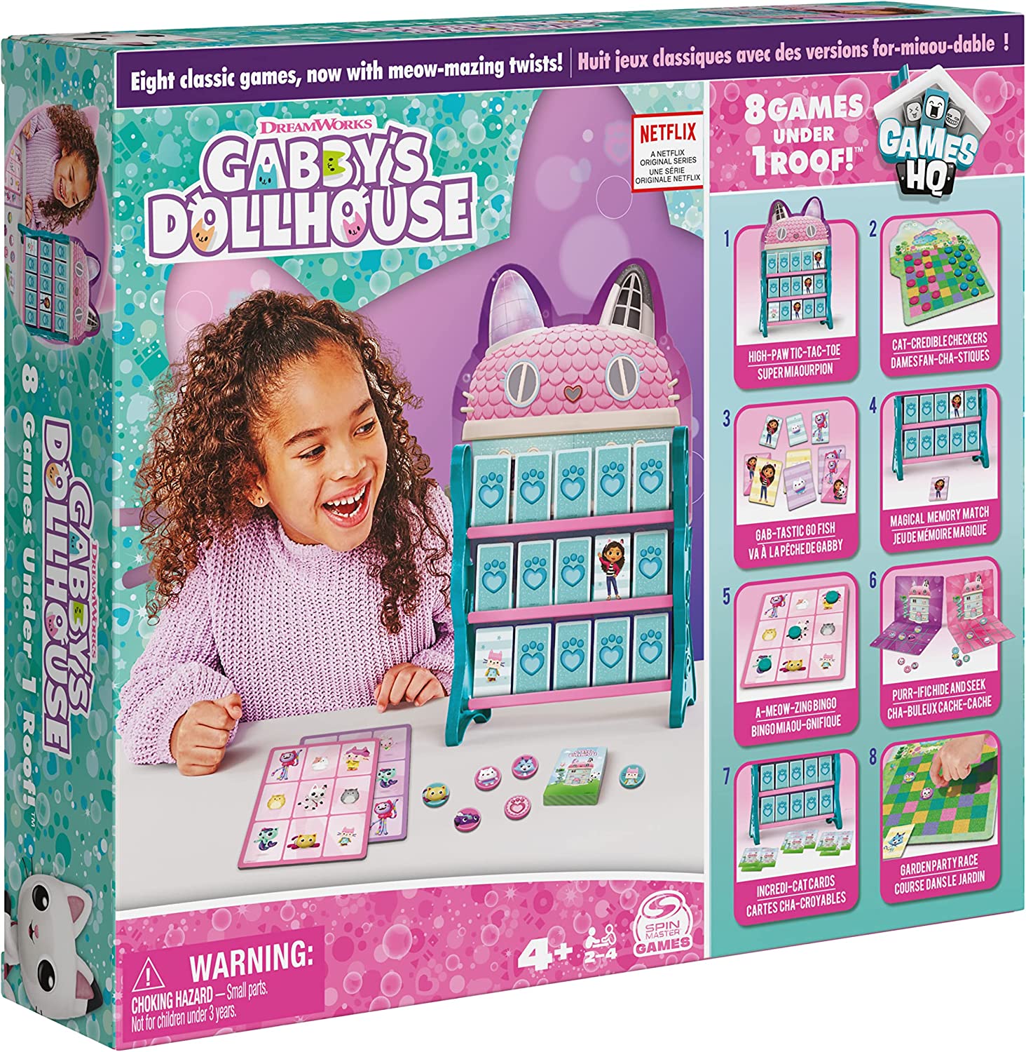Gabby's Dollhouse - 8 jocuri sub un singur acoperiș - Pentru copii