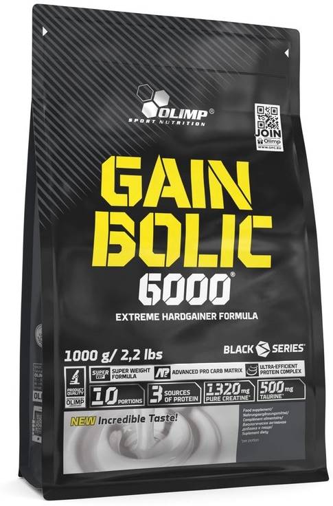 Gain Bolic 6000, fursecuri cu cremă, 1000 g, Olimp