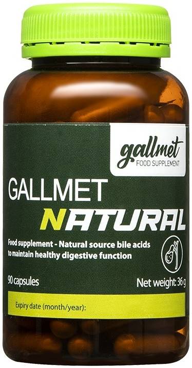 Gallmet Natural, 125 mg, 90 capsule, Gallmet