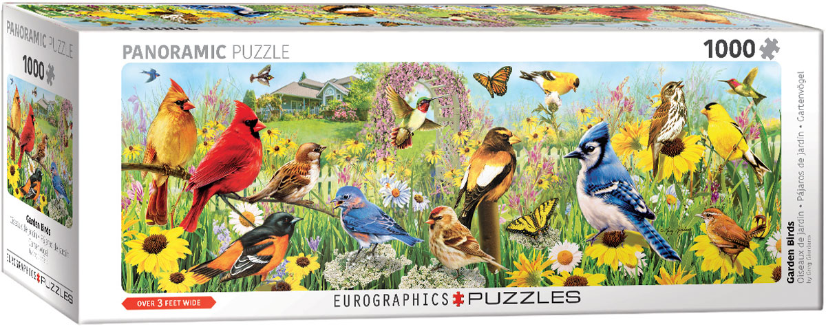 Puzzle panoramic Eurographics din 1000 de piese - Prasari de gradina, Greg Giordano