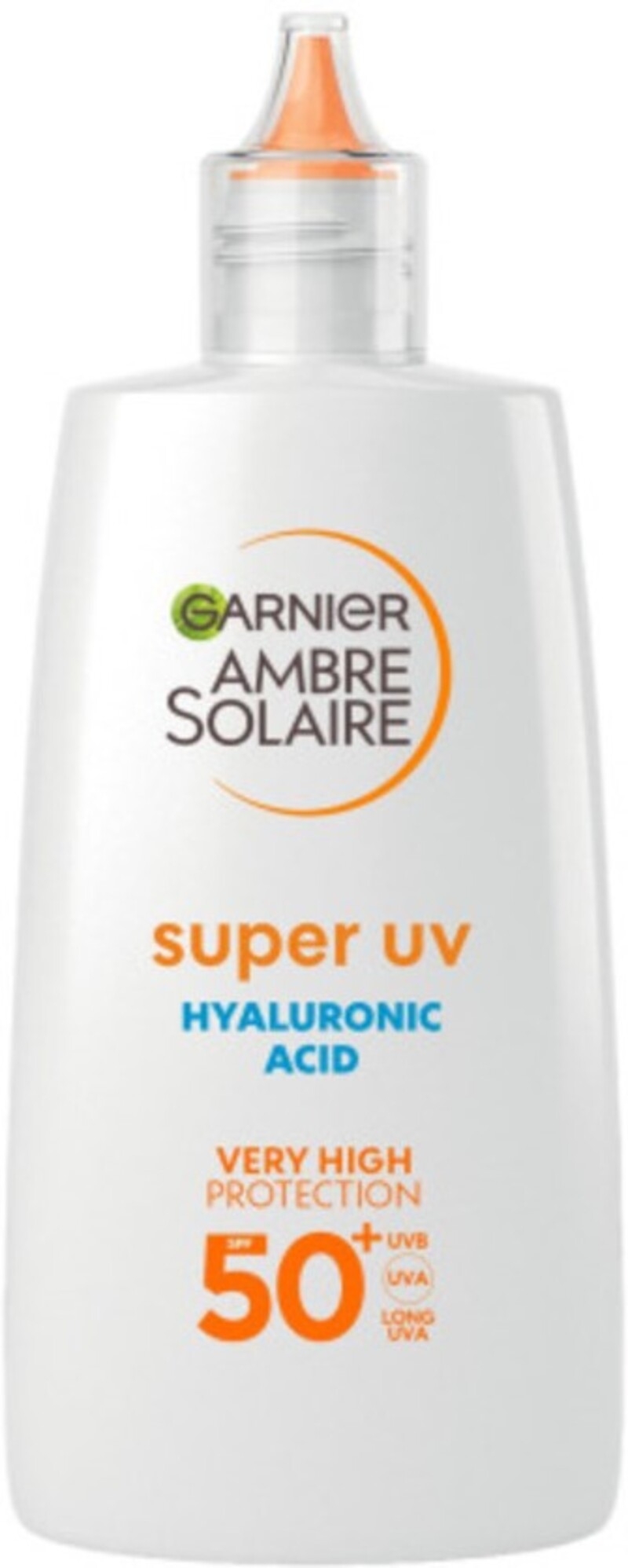 Garnier Ambre Solaire Lichid de protecție solară cu acid hialuronic, SPF50+, 40 ml