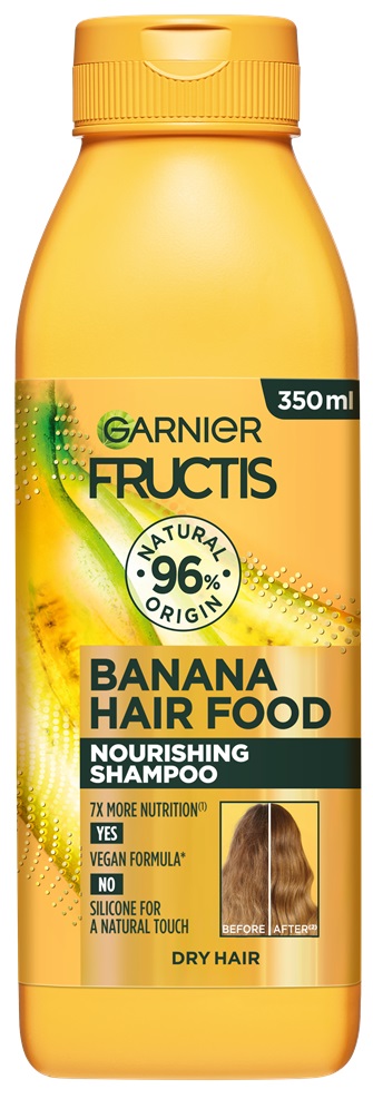 Sampon de Par Garnier Fructis Hair Food Banana, pentru Parul Uscat, 350 ml - imagine 2