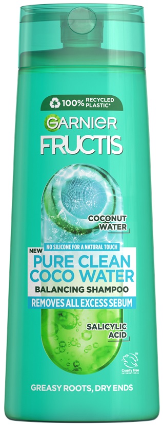 Garnier Fructis Șampon cu apă de cocos, 250 ml