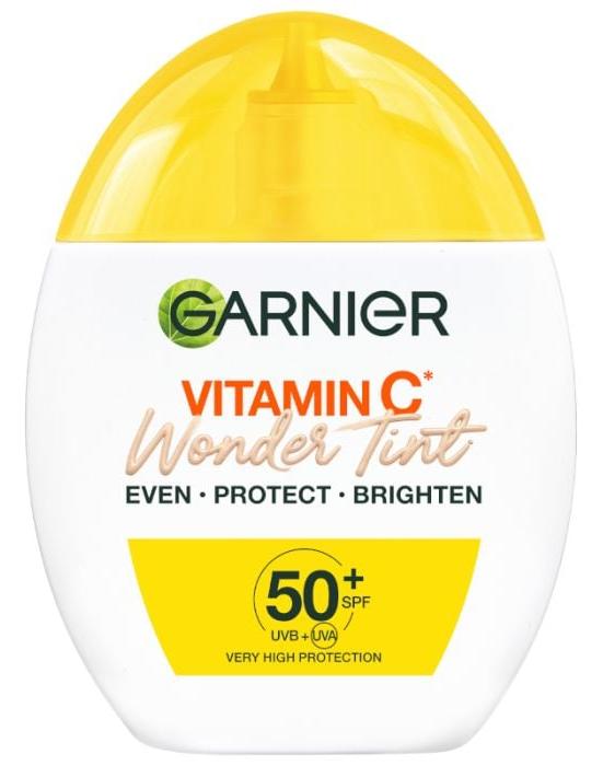 Garnier Fluid nuanțator pentru față Vitamin C, Light, SPF50+, 40 ml