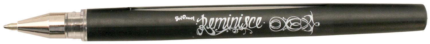 Pix cu gel Reminisce 0.7 mm, negru