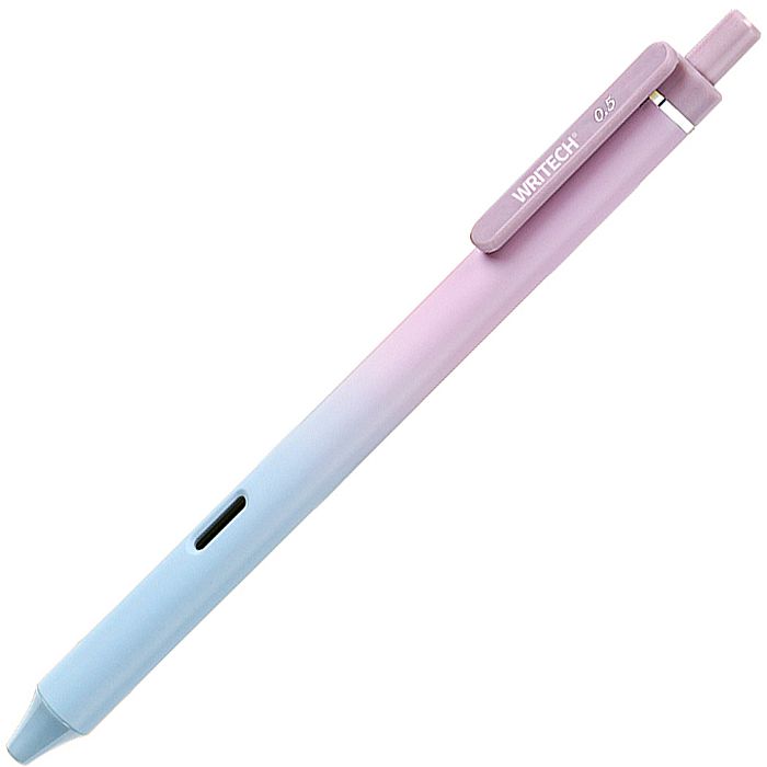 Stilou cu gel  Writech Gradient - Albastru/roz