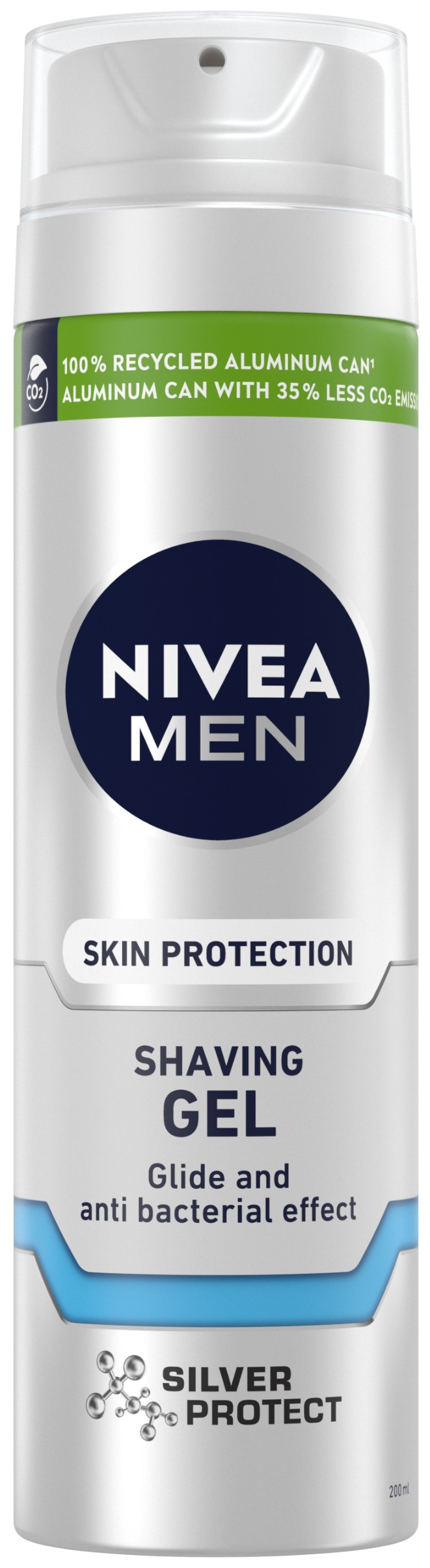 Nivea Men Gel de ras Silver Protect, 200 ml