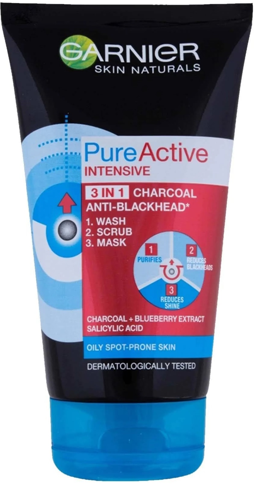 Garnier Skin Naturals Gel facial Pure Active Intensive Charcoal, 150 ml
