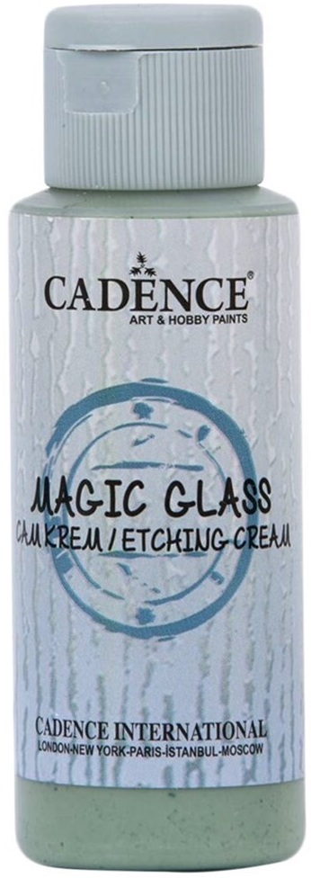 Gel pentru matizarea sticlei Cadence - Magic Glass Etching Cream, 59 ml