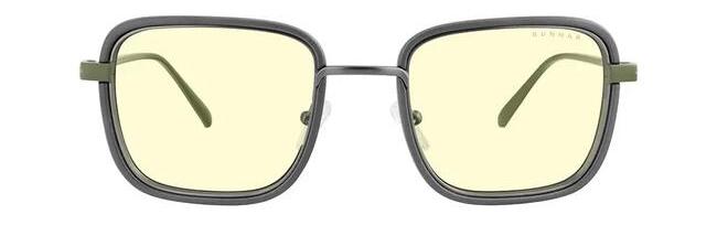 Ochelari de gaming Gunnar - Fallout Vault 33, gri închis/olive, chihlimbar