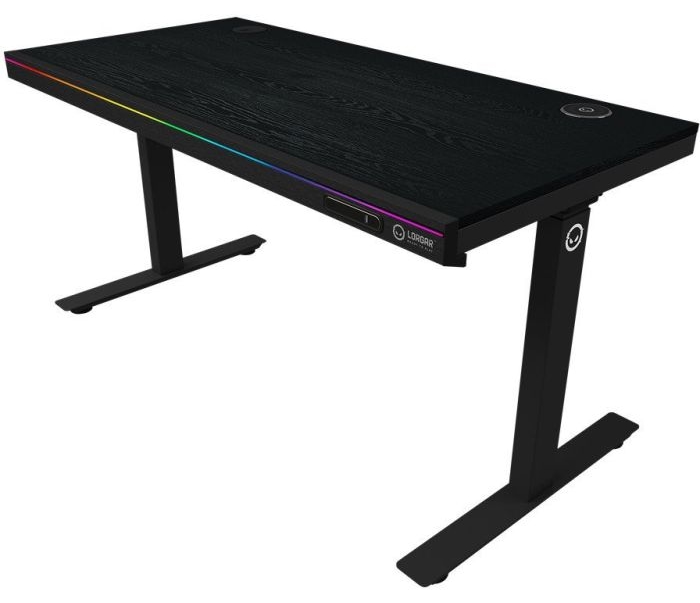 Birou gaming Lorgar - DP80W, negru