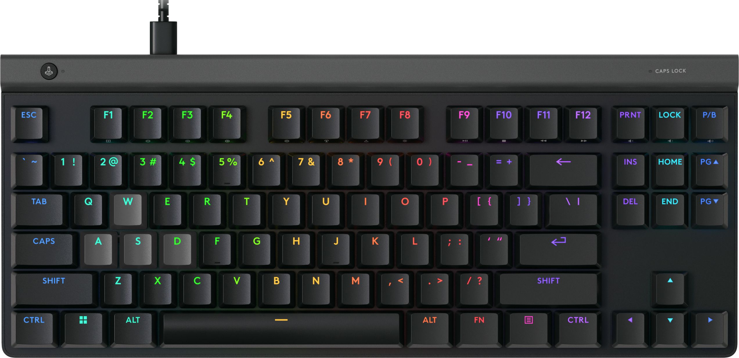 Tastatură de gaming Logitech - G515 RAPID TKL, RGB, US, negru