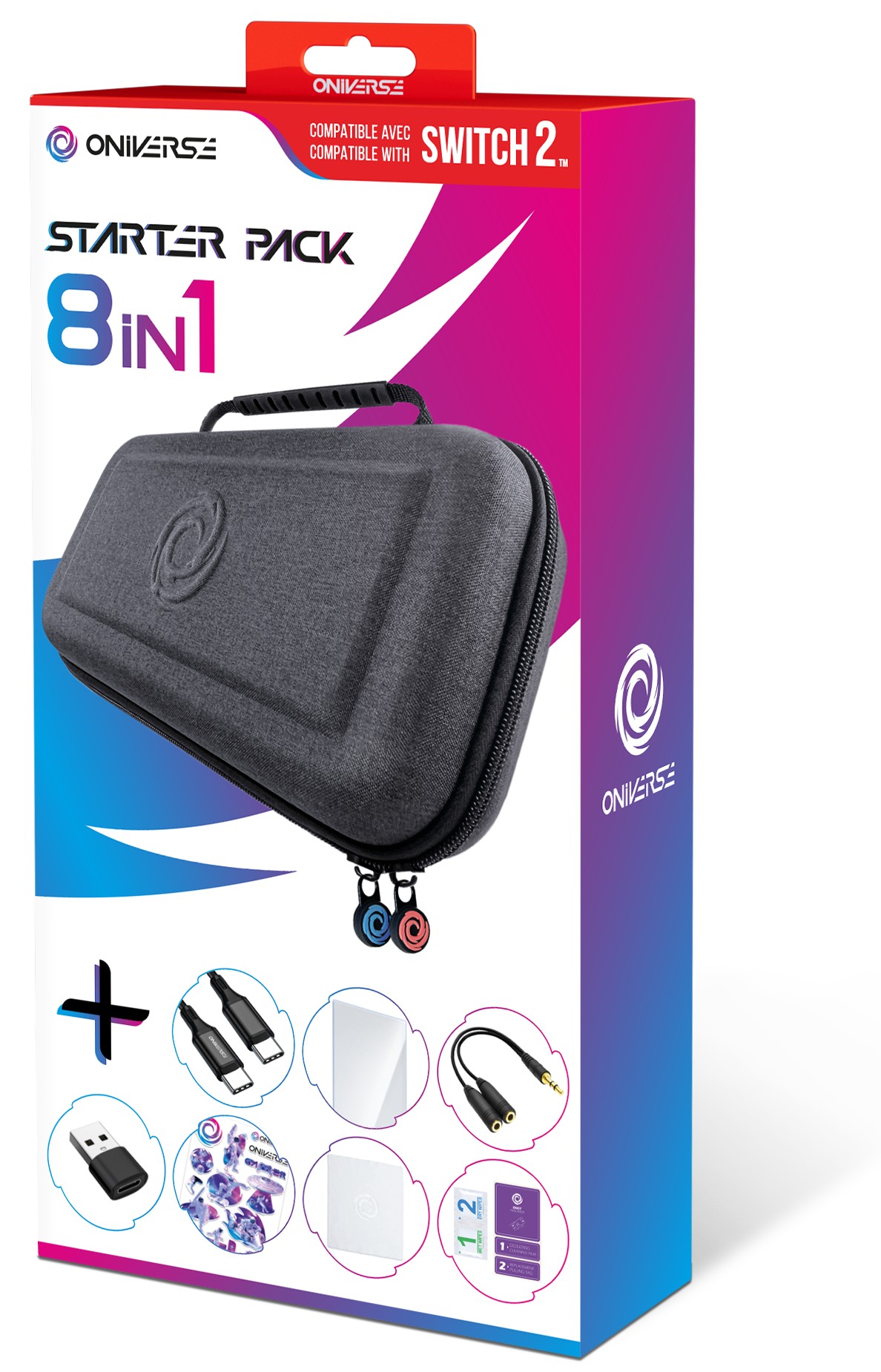 Set de gaming Oniverse - Starter Pack 8 in 1 (Nintendo Switch 2)