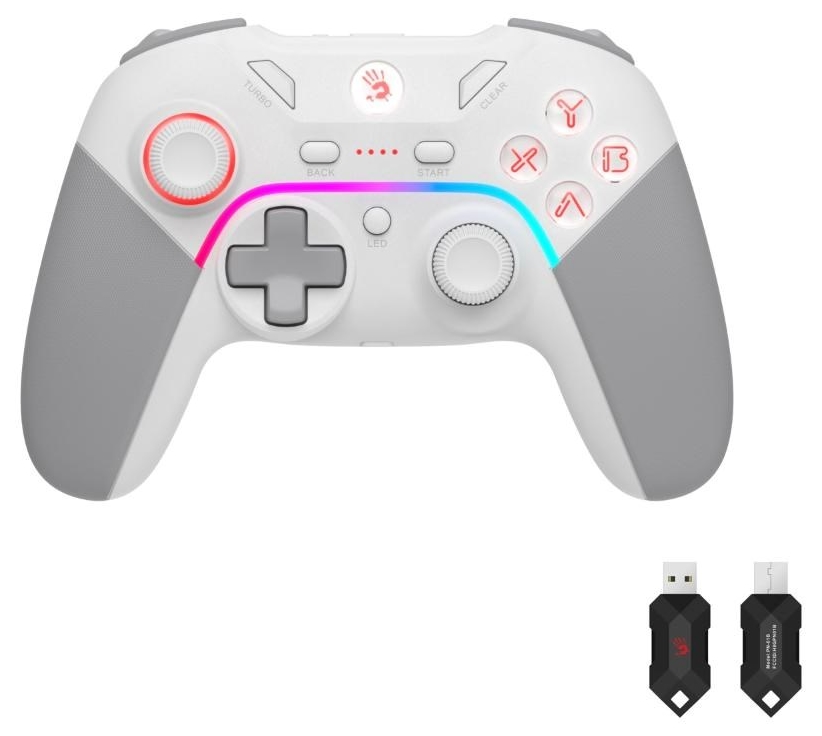 Controler gaming A4Tech Bloody - GPW70, wireless, alb