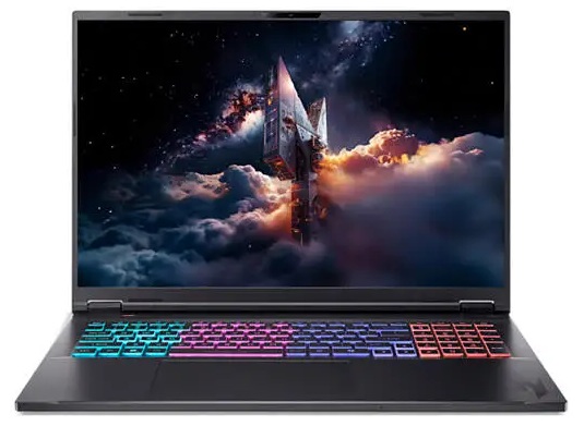 Laptop de gaming Acer - Nitro 18 AI, AN18-61-R580, 18'', WQXGA, Ryzen AI 7, 165Hz