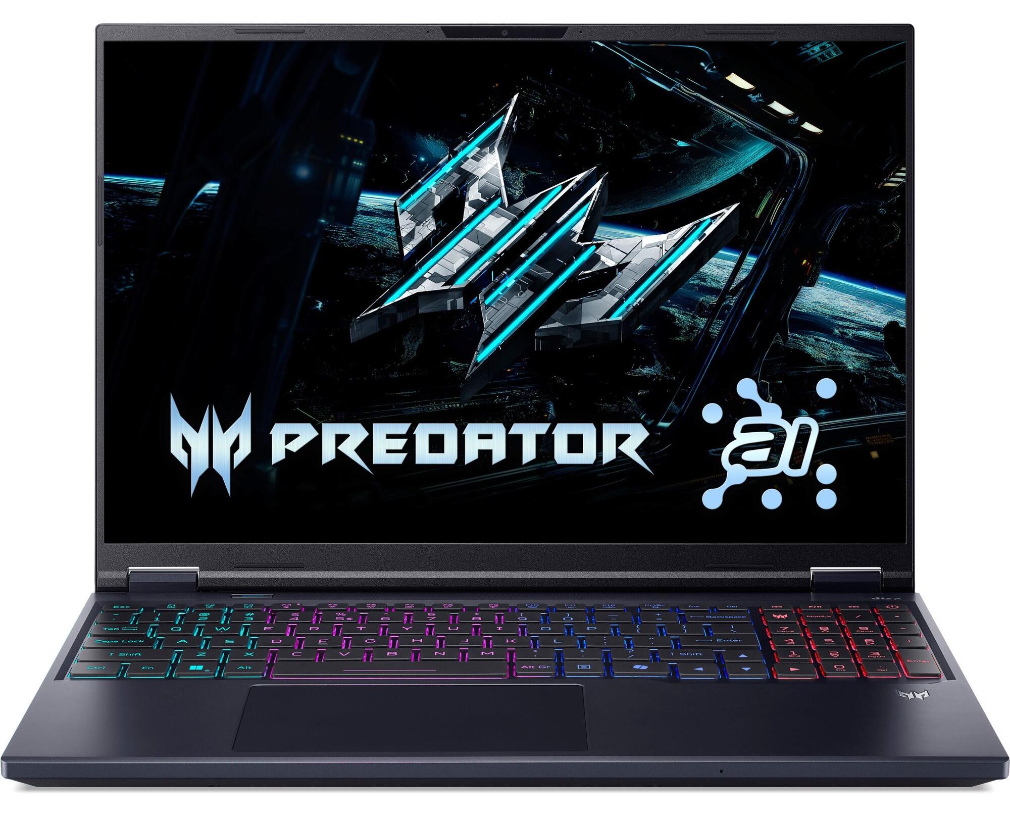 Laptop de gaming Acer - Predator Helios Neo 16 AI, 16'', WQXGA, Ultra 9, 240Hz, RTX™ 5070 Ti, 128GB/1TB