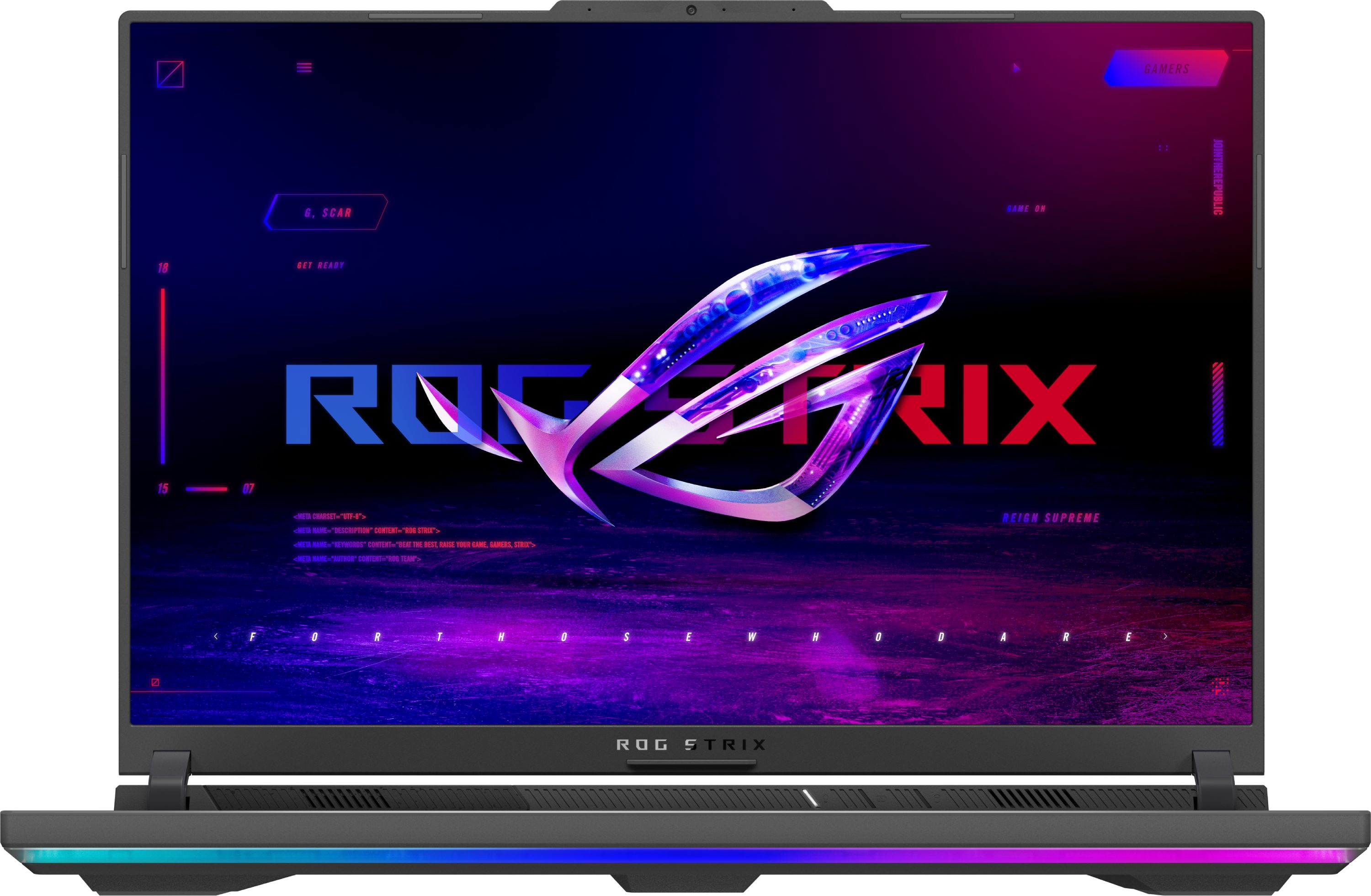 Laptop de gaming ASUS - ROG Strix G16 G614FR-S5107W, 16'', WQXGA, Ryzen 9, 240Hz, RTX 5070 Ti, 2TB