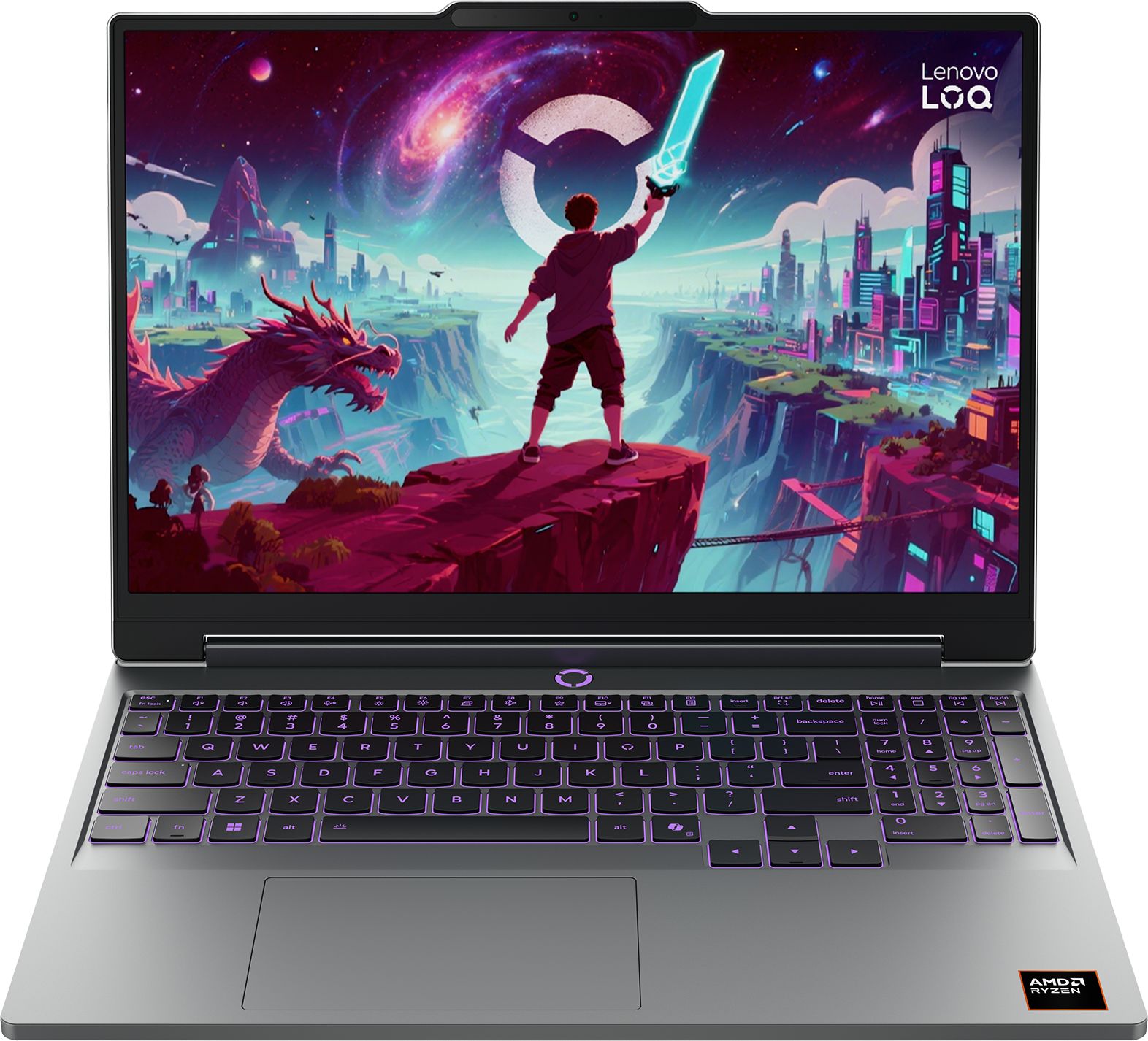 Laptop de gaming Lenovo – LOQ, 15.3'', WUXGA, Ryzen 7, 165Hz