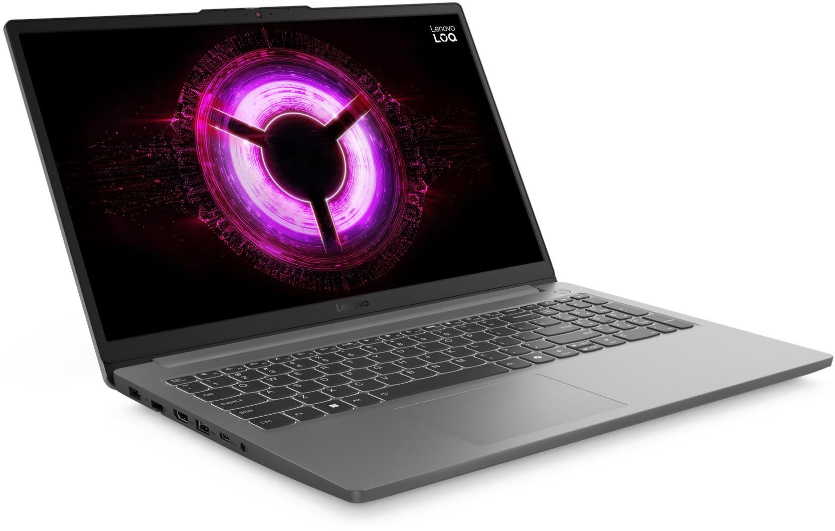 Laptop gaming Lenovo - LOQ 15ARP10E, 15.6'', FHD, R7, RTX 3050, 144Hz, 24 GB RAM, Luna Grey