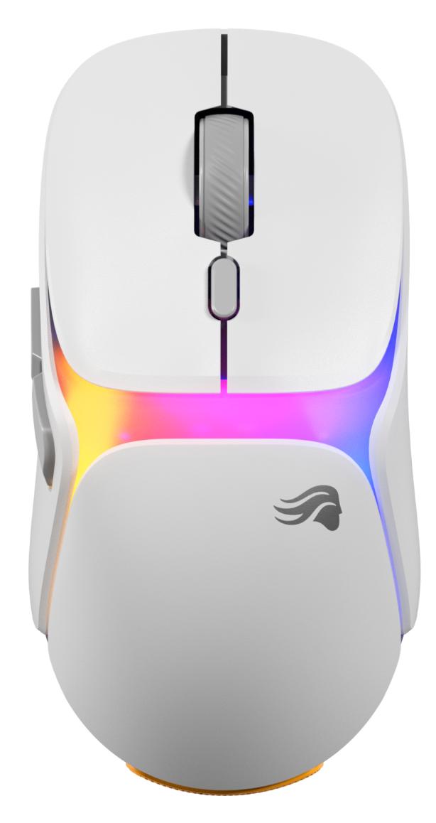 Mouse gaming Glorious - Model O3, optic, wireless, RGB, alb