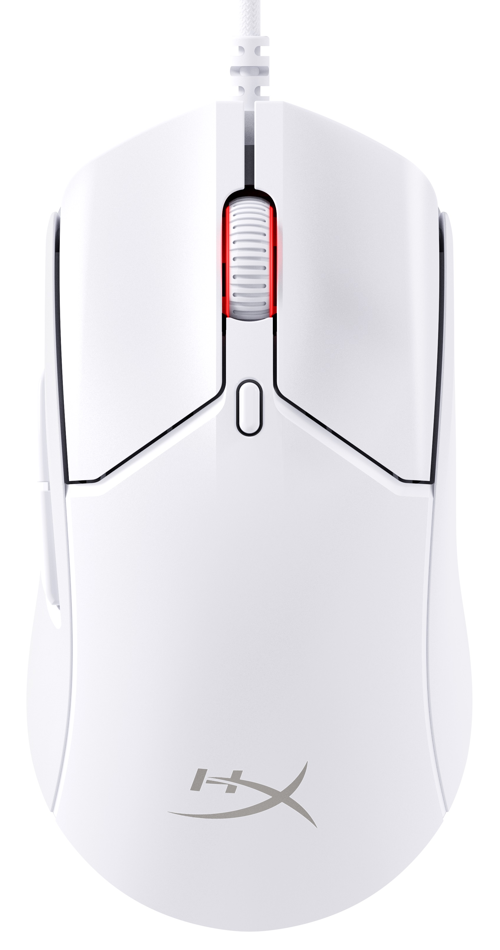 Mouse de gaming HyperX - Pulsefire Haste 2, optic, alb