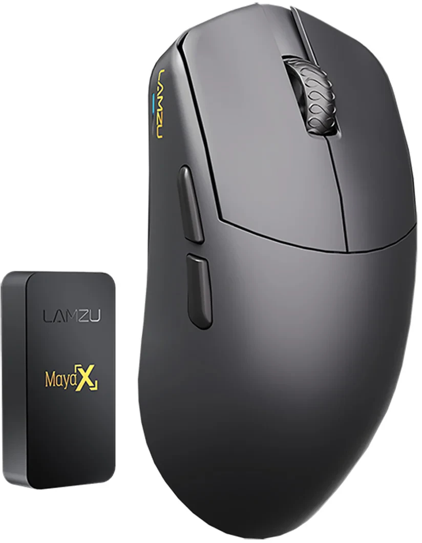 Mouse gaming Lamzu -  MAYA X 8K, optic, wireless, negru