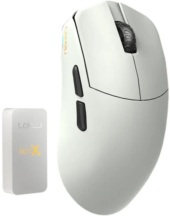 Mouse de gaming  Lamzu - MAYA X 8K, optic, wireless , Cloud Grey