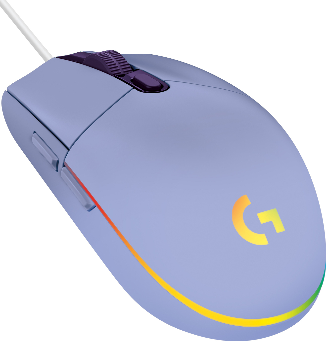 Mouse gaming Logitech - G102 Lightsync, optic, RGB, violet